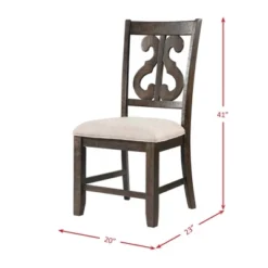 Stanford Wooden Swirl Back Chair Brown - Picket House Furnishings -Furniture Store GUEST 40c6f045 279b 448a 83d8 b57a2379cb2b