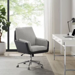 Meacham Swivel Desk Chair - Linon