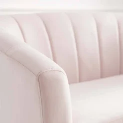 Prospect Channel Tufted Performance Velvet Loveseat Sofa Pink - Modway -Furniture Store GUEST 434065ed 27df 4323 8ca4 1d3b2f6274c1