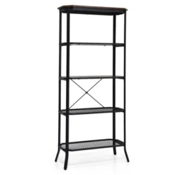 Costway 5 Tier Bookshelf Standing Storage Shelf Unit For Kitchen Living Room Office 19 Costway 5 Tier Bookshelf Standing Storage Shelf Unit For Kitchen Living Room Office -Furniture Store GUEST 43a682ce 7472 4e49 abd1 4710bc291cdf