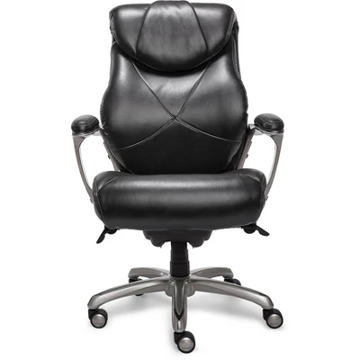 Cantania Executive Bonded Leather Office Chair With Air Technology Black - La-Z-Boy 4 Cantania Executive Bonded Leather Office Chair With Air Technology Black - La-Z-Boy - Image 2