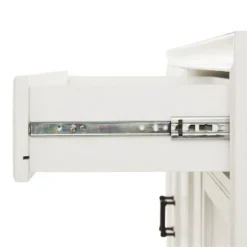 3pc Tara Sideboard And Bookcase Set Distressed White - Crosley -Furniture Store GUEST 466670e2 de0f 4624 9a4f 7dd7bb582cf2