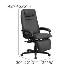 Emma And Oliver High Back Black LeatherSoft Executive Reclining Ergonomic Office Chair With Arms 15 Emma And Oliver High Back Black LeatherSoft Executive Reclining Ergonomic Office Chair With Arms -Furniture Store GUEST 47156e3f ccef 4f31 b8a0 5fd5f3e699c1