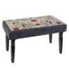 Park Designs Gray Floral Hooked Bench -Furniture Store GUEST 47fdf46e ffd2 40d4 955e 6e90581a5913