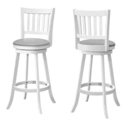 2pk 44" Upholstered Slat Back Swivel Bar Height Barstools - EveryRoom 11 2pk 44" Upholstered Slat Back Swivel Bar Height Barstools - EveryRoom -Furniture Store GUEST 490b4384 044e 43a9 95be cb735d2a6d8d