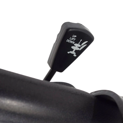 16"-21" Adjustable Height Polyurethane Task Office Chair With Arms Black- Hampden Furnishings 8 16"-21" Adjustable Height Polyurethane Task Office Chair With Arms Black- Hampden Furnishings - Image 6