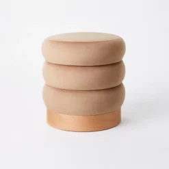 Clarkdale Channel Tufted Ottoman With Wood Base - Threshold™ Designed With Studio McGee -Furniture Store GUEST 49c40f06 ce24 490b b665 fce10ad00f8a