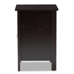 Hamish Modern And Contemporary Finished 1 Drawer Nightstand Dark Brown - Baxton Studio -Furniture Store GUEST 4b35f53a 962e 4aa9 9a22 579d3ccc8842