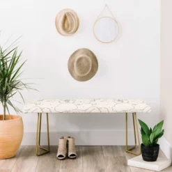 Alja Horvat Morning Dreams Bench - Deny Designs -Furniture Store GUEST 4bab608f 6518 4869 a43d 61fffb15c6eb