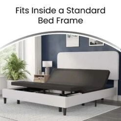 Emma And Oliver Custom Adjustable Bed Base With Motorized Dual Head And Foot Incline And Quick And Easy Assembly -Furniture Store GUEST 4c41de72 d2d3 4517 86e9 b0dc61010119
