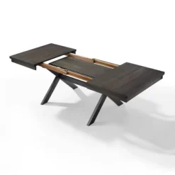 9pc Hayden Extendable Dining Set With 8 Upholstered Chairs Slate - Crosley -Furniture Store GUEST 4c9b0f6a 1e7a 4c97 81c6 59a2db625865