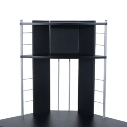 HOMCOM 62" Arch Corner Computer Desk With Printer Hutch And Storage Shelf -Furniture Store GUEST 4cb350d3 bc85 43b5 82cc c6a68cd2839e