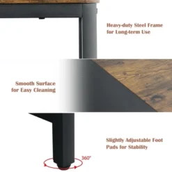 Costway 55'' Reversible Computer Desk Home Office Writing Desk W/Adjustable Storage Shelf -Furniture Store GUEST 4ddfccaf 0155 4ef7 b966 579e9c3a395c