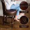 Maven Lane Pullman Wooden Kitchen Bar Height Stool With 180 Degrees Swivel 2 Maven Lane Pullman Wooden Kitchen Bar Height Stool With 180 Degrees Swivel -Furniture Store GUEST 4e3d5054 aa6b 4ddb 82c2 67900a64f3e1