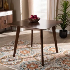 Pernille Square Wood Dining Table Walnut - Baxton Studio 10 Pernille Square Wood Dining Table Walnut - Baxton Studio -Furniture Store GUEST 4ed638b1 7b6e 4a88 a6f8 7aa931e0a653