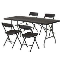 30" Fold-In-Half Blow Molded Folding Table - Room & Joy -Furniture Store GUEST 4efbd9d9 5c3d 4658 9e75 e3f59d015e41