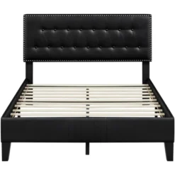 Yaheetech Upholstered Bed Frame With Button-Tufted Headboard -Furniture Store GUEST 4f0a1a01 e853 4e3c 9022 038145d97a29