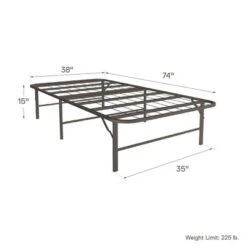 Room & Joy Twin Emmerson Metal Platform Bed & Mattress Foundation Black -Furniture Store GUEST 4fd283b8 381b 4a88 a5a9 ca8dc62f1819