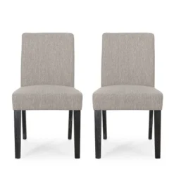 Set Of 2 Kuna Contemporary Upholstered Dining Chairs - Christopher Knight Home -Furniture Store GUEST 4ff81b85 f2dc 407f 8f51 addb72487b8c