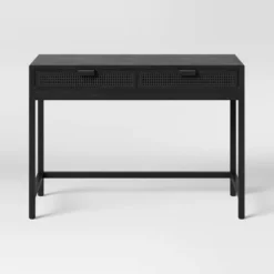 Minsmere Writing Desk With Drawers Black - Threshold™ -Furniture Store GUEST 5094eea6 5a0c 4f67 9925 b2109f6d1141