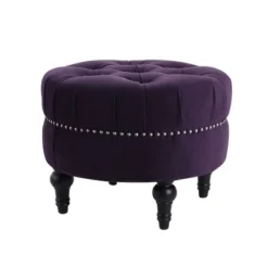 Jennifer Taylor Home Dawn Tufted Round Ottoman Nailhead Accents 11 Jennifer Taylor Home Dawn Tufted Round Ottoman Nailhead Accents -Furniture Store GUEST 50a5bdeb d564 4803 a4c1 f1d136f0c20b
