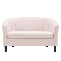 Prospect Channel Tufted Performance Velvet Loveseat Sofa Pink - Modway -Furniture Store GUEST 50b5e18f 5ddb 41c2 afc3 7677c0f31efa