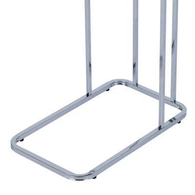 20" Cora Wood Grain Finish And Metal Base C-Table Brown - Teamson Home 8 20" Cora Wood Grain Finish And Metal Base C-Table Brown - Teamson Home - Image 6