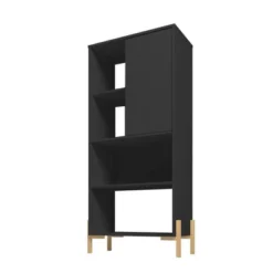 60.43" Bowery 5 Shelf Bookshelf - Manhattan Comfort 16 60.43" Bowery 5 Shelf Bookshelf - Manhattan Comfort -Furniture Store GUEST 53b1eb92 123f 460c ba87 afaa62142d1a