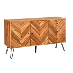 Alexandria 2 Doors 3 Drawers Buffet Oak - Lifestorey -Furniture Store GUEST 54147fd8 7d9b 4851 97a5 3b4dc3f642f5