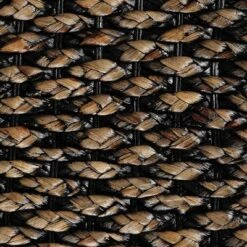 2pc Water Hyacinth Parson Chairs Natural/Black - Stylecraft -Furniture Store GUEST 556985c7 53a8 45fe b714 e3a291182923