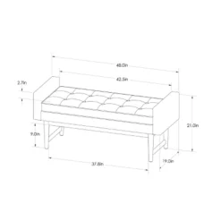 Verken Mid Century Modern Settee Bench - Threshold™ 19 Verken Mid Century Modern Settee Bench - Threshold™ -Furniture Store GUEST 55d19e28 11c4 43f4 9e3e 2403e25a998b