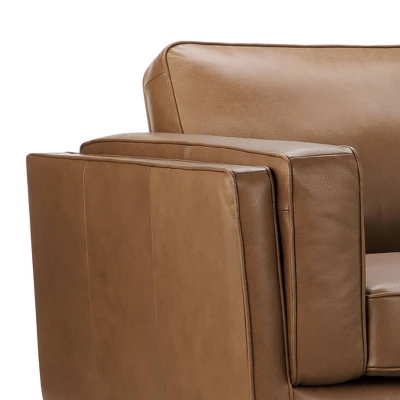 Taverly Leather Loveseat - Abbyson Living 8 Taverly Leather Loveseat - Abbyson Living - Image 6