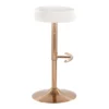Velvet Dot Height Adjustable Barstool - LumiSource