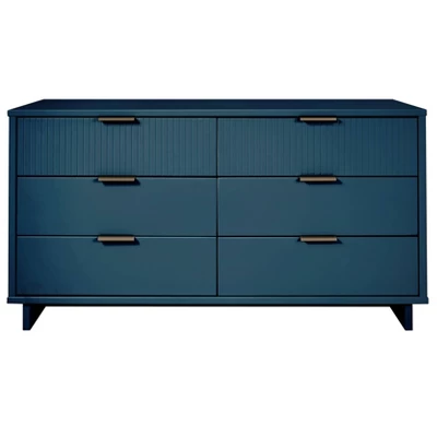 Granville Modern 6 Drawer Double Wide Dresser - Manhattan Comfort 14 Granville Modern 6 Drawer Double Wide Dresser - Manhattan Comfort - Image 12
