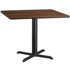Emma And Oliver 42" Square Laminate Table Top With 33"x33" Table Height Base -Furniture Store GUEST 5811a0fc 9a56 48c9 8fc1 0fa1b2f66be4