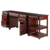 3pc Delta Set Home Office Group Walnut - Winsome -Furniture Store GUEST 58a78eed c83d 4f69 89f2 68c852716b6b