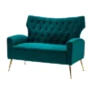 Brion 48" Contemporary Wingback Design Loveseat | KARAT HOME