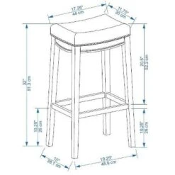 Claridge Rustic Backless Barstool - Linon -Furniture Store GUEST 58bd51b1 6e06 485f 87c2 1bda0430b917