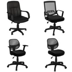 Computer Chair – Adjustable Height Armless Office Chair With Wheels, Curved Mesh Back, Foam Seat, And Swivels In 360-Degrees By Lavish Home (Black 11 Computer Chair – Adjustable Height Armless Office Chair With Wheels, Curved Mesh Back, Foam Seat, And Swivels In 360-Degrees By Lavish Home (Black -Furniture Store GUEST 5902e715 caa4 4729 b963 05b30d4ceabf