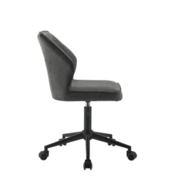 22" Pakuna PU Office Chair Vintage Gray/Black Finish - Acme Furniture