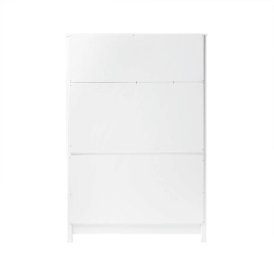 Farmhouse 5 Drawer Grooved Tall Storage Dresser White - Saracina Home 6 Farmhouse 5 Drawer Grooved Tall Storage Dresser White - Saracina Home - Image 4