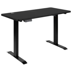 Emma And Oliver 48" Wide Black Electric Adjustable Standing Desk & Black Swivel Office Chair -Furniture Store GUEST 5a819894 2715 4d40 986b b37dae6145e0