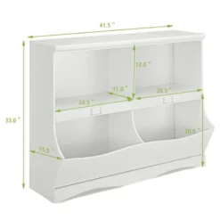 Tangkula Multi-Bin Kids Toy Storage Organizer Toy Display Shelf Bookcase -Furniture Store GUEST 5ae60cdb ca45 4885 98b8 f8285b24030c