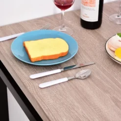 HOMCOM 5-Piece Dining Table Furniture Set Modern Industrial Table With 4 Chairs For Dining Room, Kitchen -Furniture Store GUEST 5b15f87f 0ab3 4a4d 95d7 f7bc486cf81e