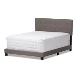 Brookfield Modern And Contemporary Fabric Upholstered Grid - Tufting Bed - Queen - Baxton Studio -Furniture Store GUEST 5dcc29a9 3173 4d1b b5b9 b609a0c9bcc9