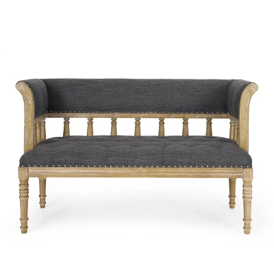 Loyning Traditional Fabric Tufted Loveseat - Christopher Knight Home 13 Loyning Traditional Fabric Tufted Loveseat - Christopher Knight Home - Image 11