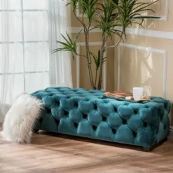 Piper Tufted Rectangular Ottoman Bench - Christopher Knight Home -Furniture Store GUEST 5e69ac7d c892 4255 ae13 5420bb160914