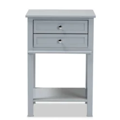 2 Drawer Willow Wood Nightstand - Baxton Studio -Furniture Store GUEST 5e8dd48c 1b6f 4deb 861c d169001f1e0f