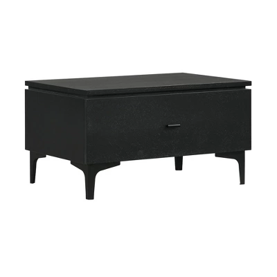 Legend 1 Drawer Nightstand Black - Armen Living 4 Legend 1 Drawer Nightstand Black - Armen Living - Image 2