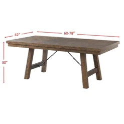 Dex 7pc Extendable Dining Table Set And 6 Upholster Side Chairs Walnut Brown/ Cream - Picket House Furnishings -Furniture Store GUEST 5f82d667 5125 49dd a6c0 94de21a9e8b2